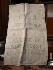 Ancien sac en toile de jute