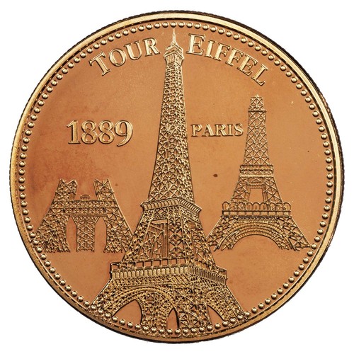 France médaille tour eiffel - tour,