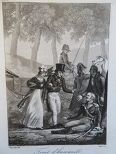 GRAVURE AQUATINTE  DUC