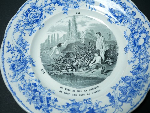 Assiette ancienne - assiette,