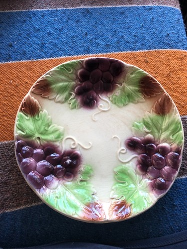 Assiette dessert barbotine - dessert,