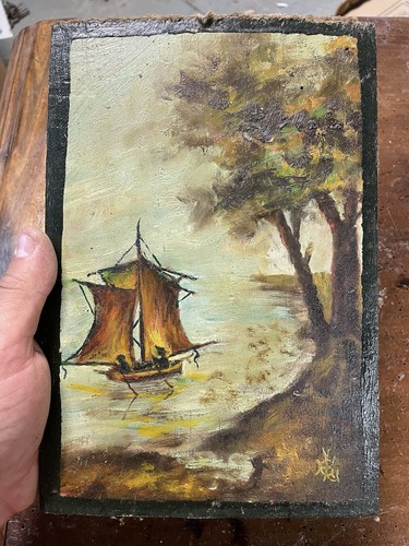 Peinture miniature marine - peinture,
