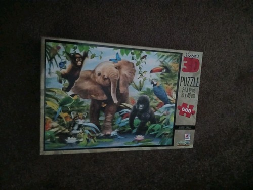 Milton bradley super puzzle - super, 3d