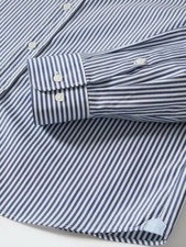 Chemise Mango Rayures Marine