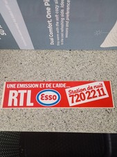 autocollant Radio RTL ESSO