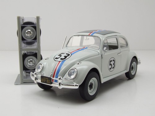 Coccinelle blanc herbie - vw,