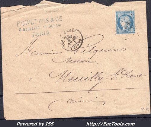 France 60a sur - france, lettre