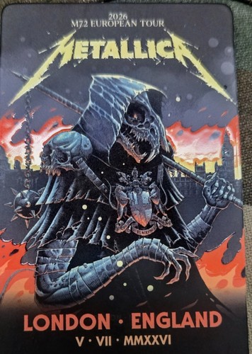 Metallica fancards london - metallica,