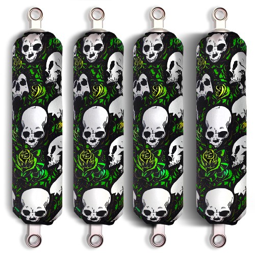 Greenskull shock covers - greenskull,