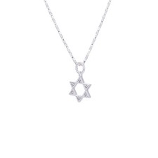 Collier étoile de David en