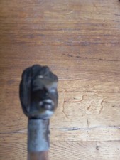 canne ancienne pommeau tête