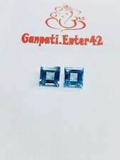 Topaze Bleu à Facettes Coupe