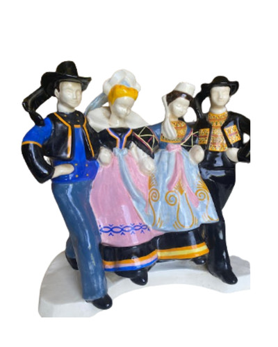 Quadrette danseurs bretons - quadrette, de