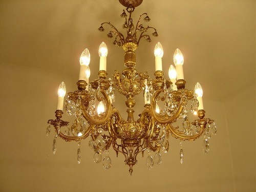 French rococo chandelier - french,