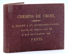 Catalogue, CHEMINS DE CROIX en GALVANOPLASTIE. L. Oudry, Paris. 14 Photographies