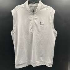 Adidas Vest Men L Gray Golf