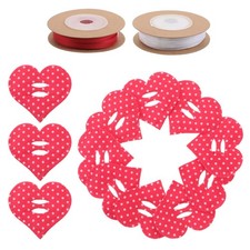  Pendentif Coeur Ruban Pour