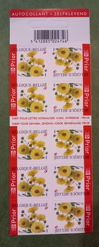 Timbres fleurs belgique - timbres,