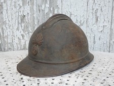 Casque adrian M-15 infanterie jus grenier poilu 14 18 wwi ww1