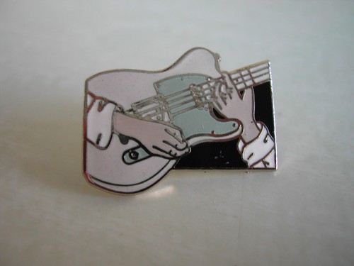 Pin émaillé guitare - émaillé,