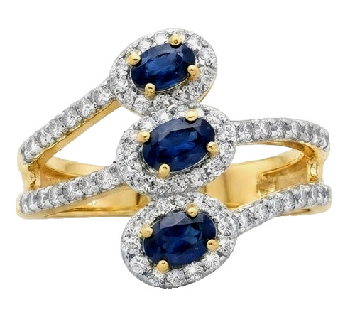 Bague grappes diamant - bague,