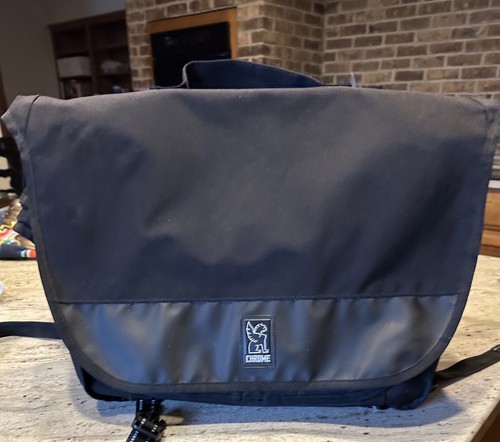Chrome messenger bag - chrome,