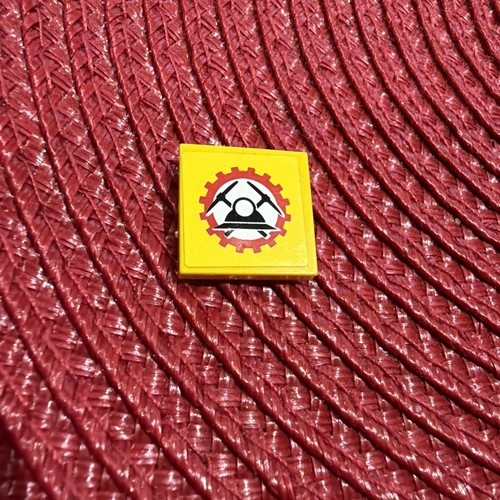 Lego 3068pb0612 yellow tile - lego,