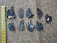 9  silex - pointes, éclats