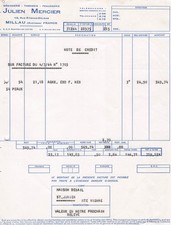12 AVEYRON MILLAU, tanneur, MERCIER JULIEN 1964 peaux, tannerie