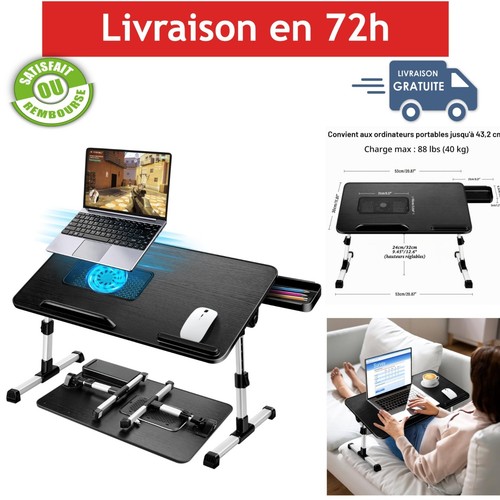 Table lit ordinateur - table,