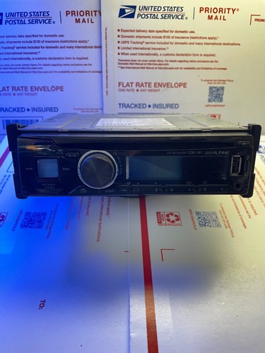 Alpine cde 141 - single, din