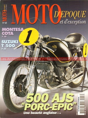 Moto epoque ajs 500 - moto, d'epoque