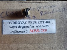 Hydrovac Peugeot 404 : clapet