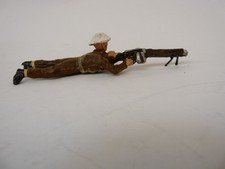Soldat Militaire tireur couché Fusil Mitrailleur DURSO Jouet Militaria  (20214)