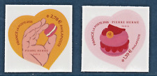 TIMBRES NEUFS AA 2527-2528 LUXE DE 2025- COEURS DE PIERRE HERMES - AUTO-ADHESIFS