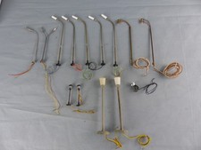Lot Ho , lampadaires éclairages tout métal pour réseaux train DIORAMA