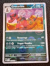 Carte pokemon crocorible 059/086 pokeball foudre noire ev10.5 vf   (port groupé)