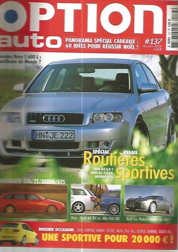 Option auto 137 600 - n°137, s