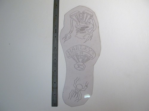Vtg 1960s 1970s tattoo - 1960s, acetate