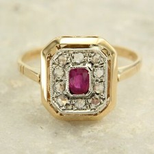 Bague en OR Jaune 14 Carats k