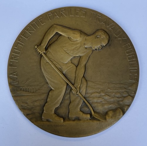 Medaille bronze par fleur - la,