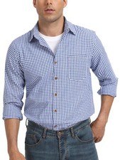 Chemisier Carreaux Coton Homme