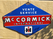 Plaque émaillée ancienne Mc