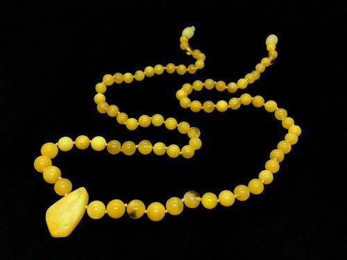 Pendentif collier ambre cadeau - collier,