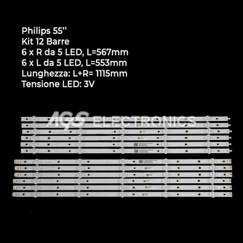 Kit barres philips - barres,