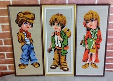 3 canevas encadrés - POULBOT