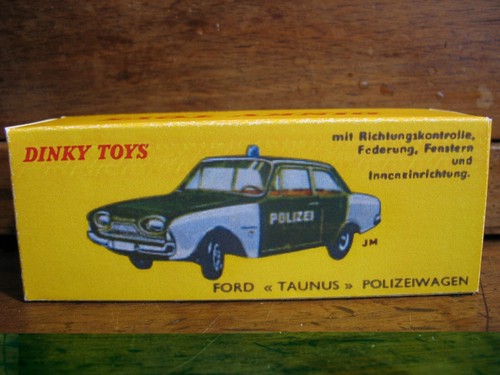 Dinky toys boite vide repro - boite,