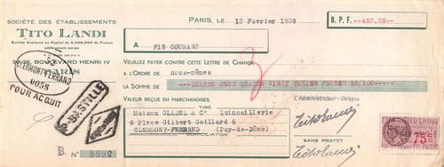 1939 societe des ets - societe, tito