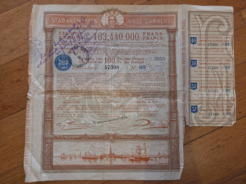 Ancien titre obligation la - de,