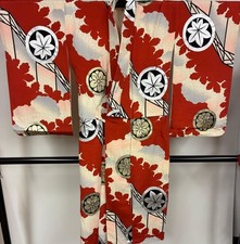 Kimono japonais rétro fleurs